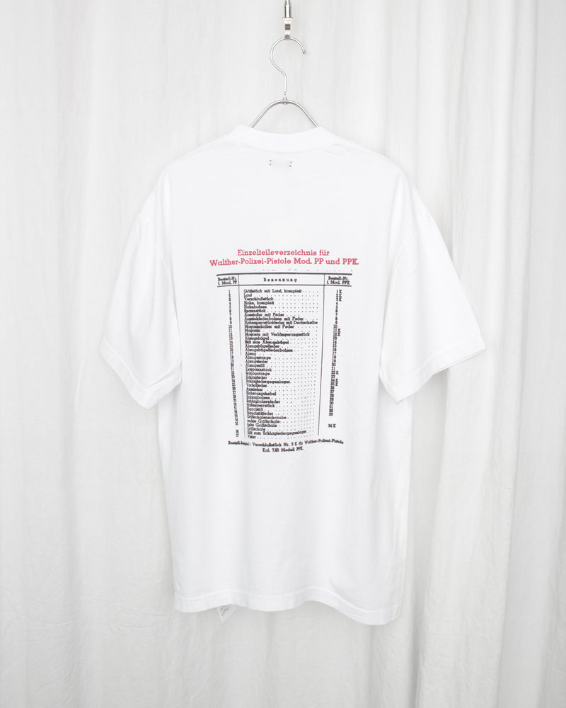 LES SIX / GUN CATALOGUE TEE - White (femtio-åtta-9-gun)