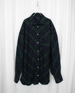 LES SIX / BIAS MEGA FLANNEL - Green (sju-9-sh-bmeg)