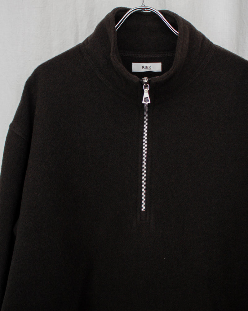 RIER / FLEECE POLO - Tourbe (NFL15 X02)