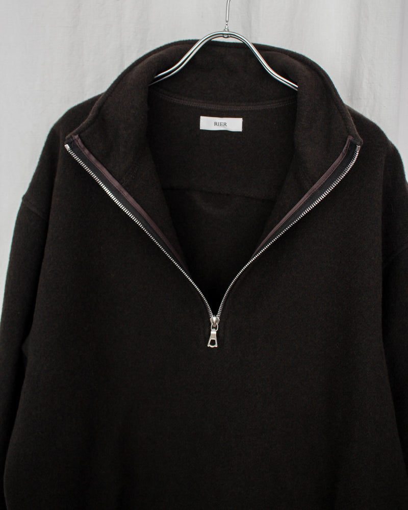RIER / FLEECE POLO - Tourbe (NFL15 X02)