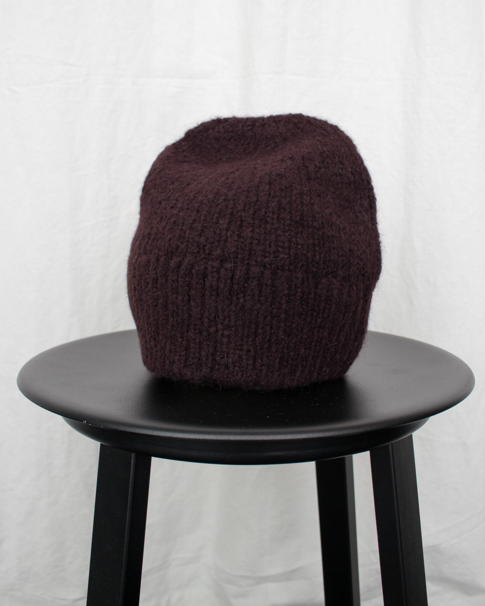 DRIES VAN NOTEN ブラックセルフタイビーニー DRIES VAN NOTEN ドリスヴァンノッテン 通販 MOSS 2709 M.K.BEANIE