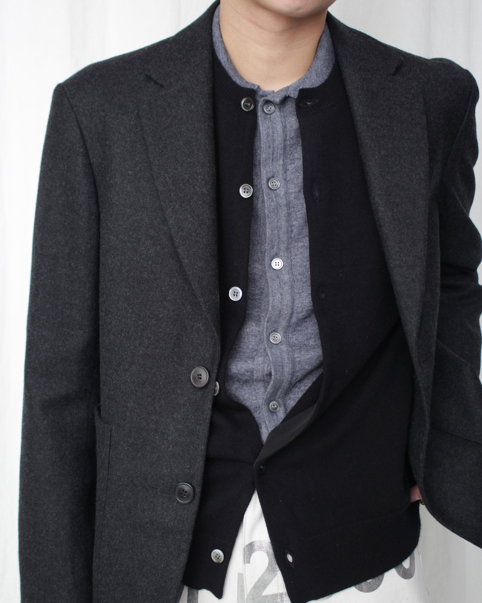 CAMISAS MANOLO / GREY INOX KNITTED SHIRT (CM-FIGMKT-02) Grey CAMISAS MANOLO / GREY INOX KNITTED SHIRT (CM-FIGMKT-02) Grey
