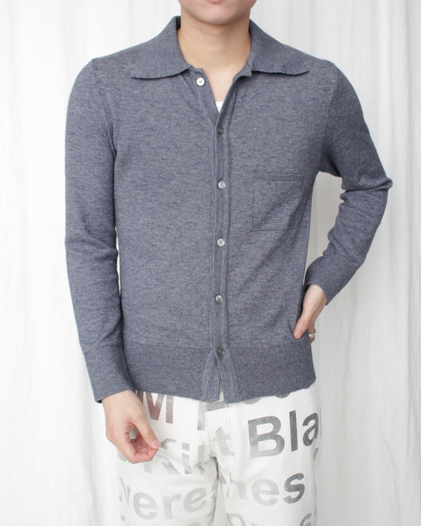 GREY INOX KNITTED SHIRT (CM-FIGMKT-02) Grey