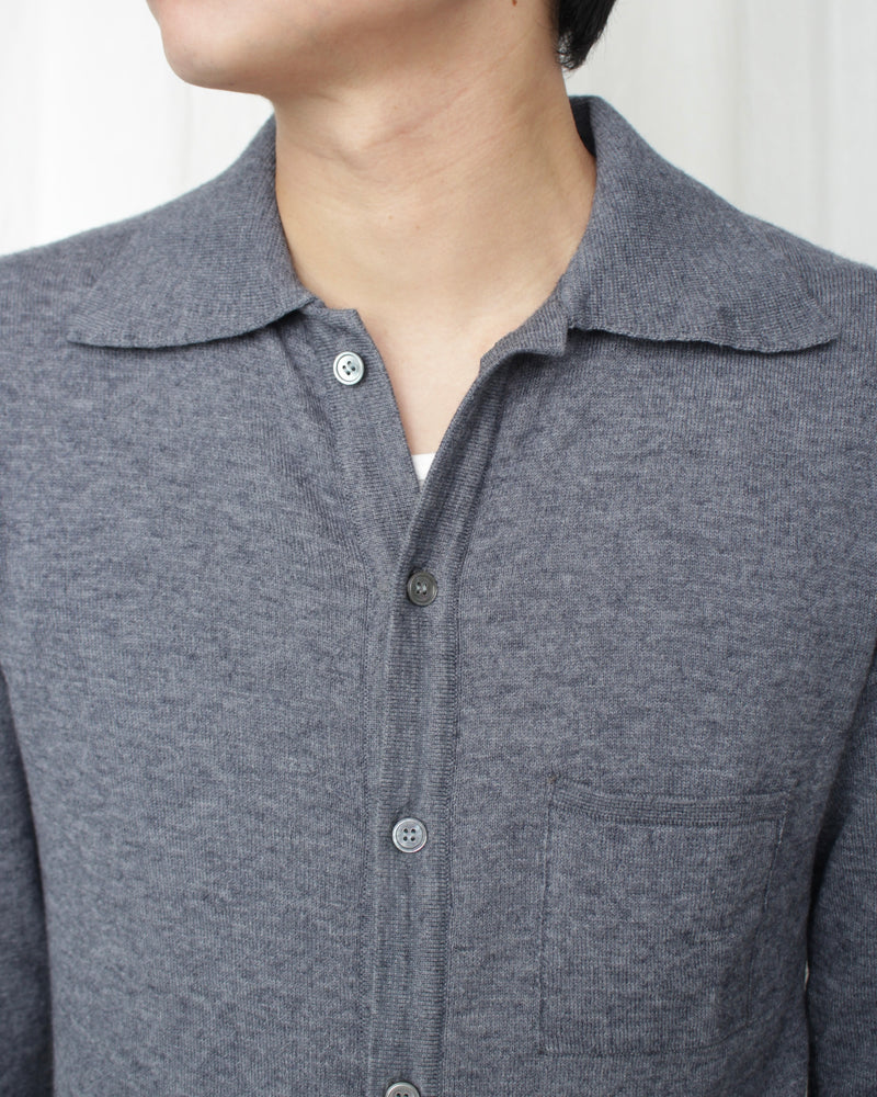 GREY INOX KNITTED SHIRT (CM-FIGMKT-02) Grey