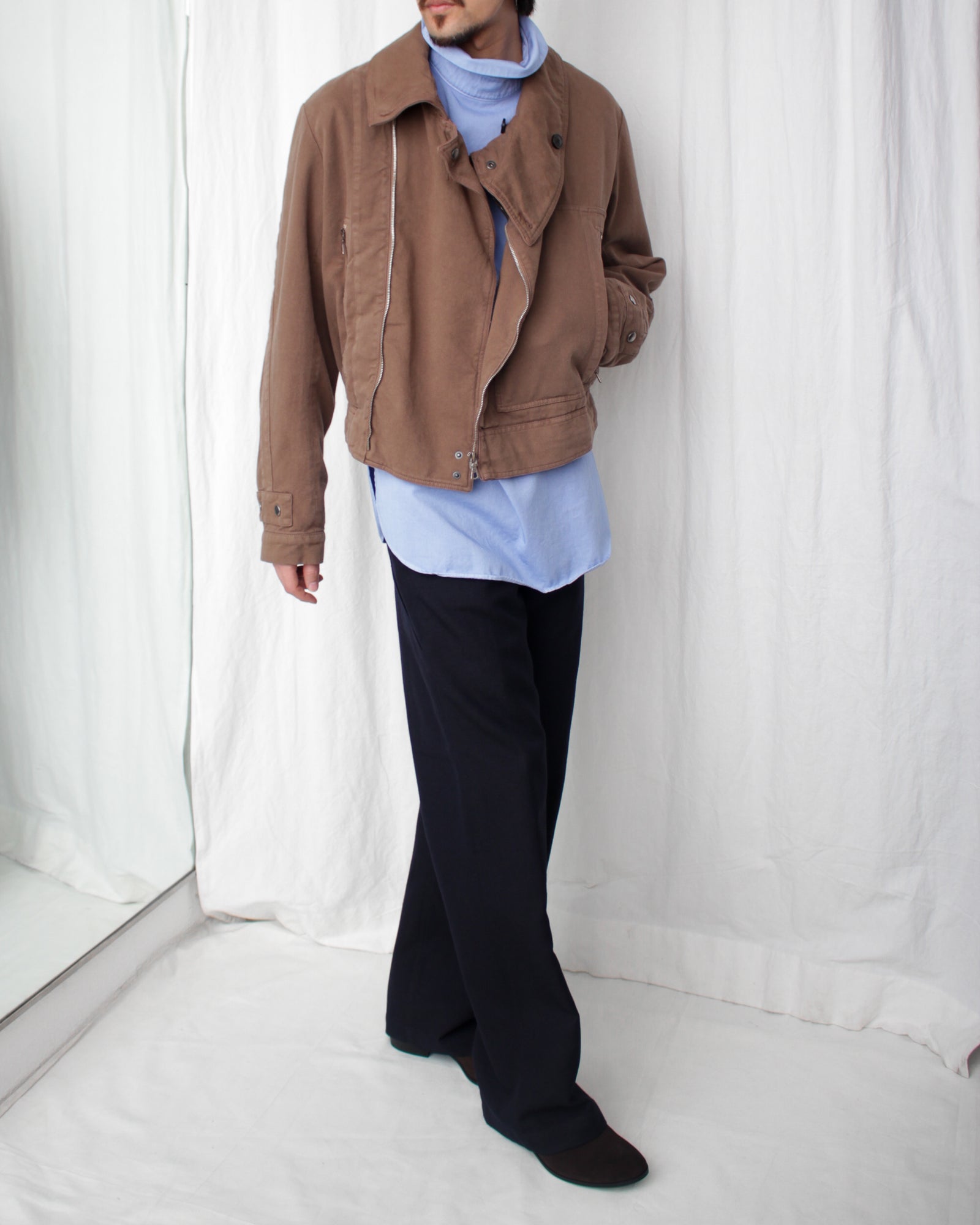 【新作★】*DRIES VAN NOTEN* ハイネック 長袖ジャケット Printed cotton jacket - Spring-Summer Men | Dries Van Noten