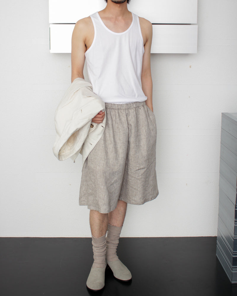 COMME DES GARÇONS SHIRT / PLAIN COTTON FINE JERSEY TANK TOP - White (FZ-T911-051
UW701)