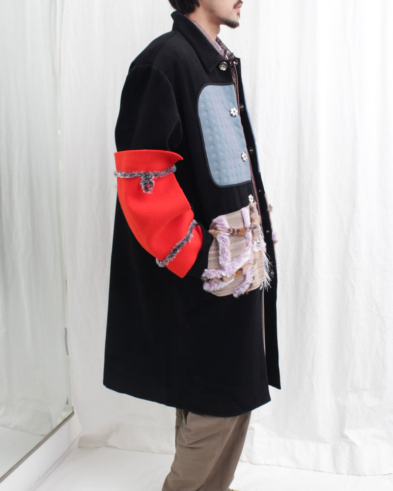 BROKEN CHAIR COAT (MUKTA EX AW24) Black