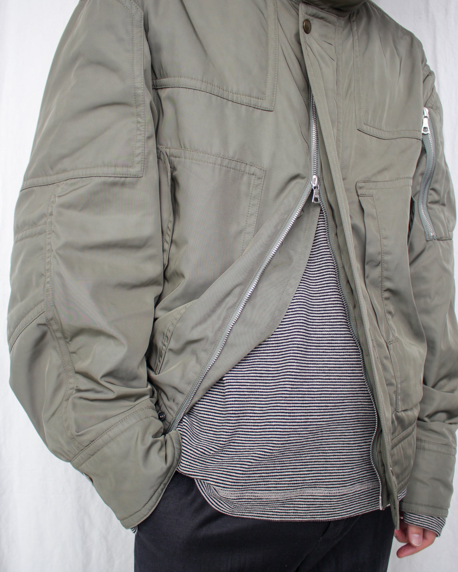 dries van noten アウター Dries Van Noten Oversized Workwear Coat - Grey (Alpaca