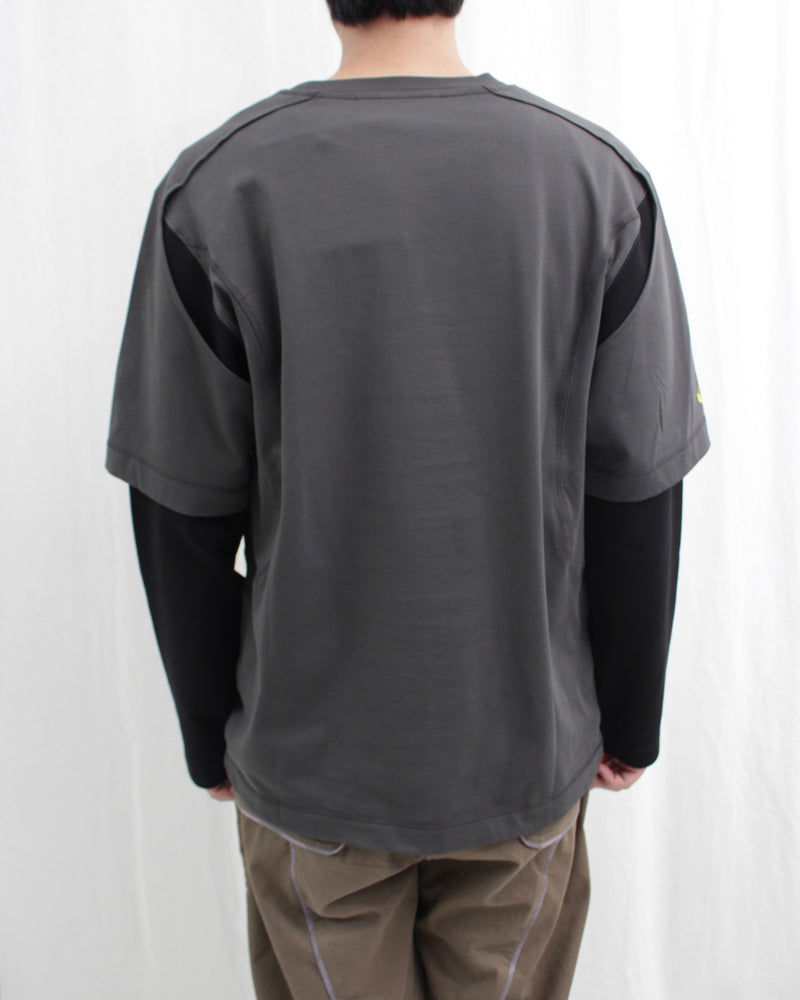 AWMR DUAL SLEEVE L/S T-SHIRT (FW24XMRML01) Black