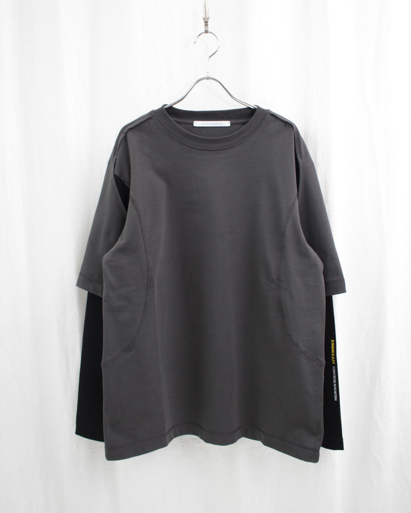 AWMR DUAL SLEEVE L/S T-SHIRT (FW24XMRML01) Black