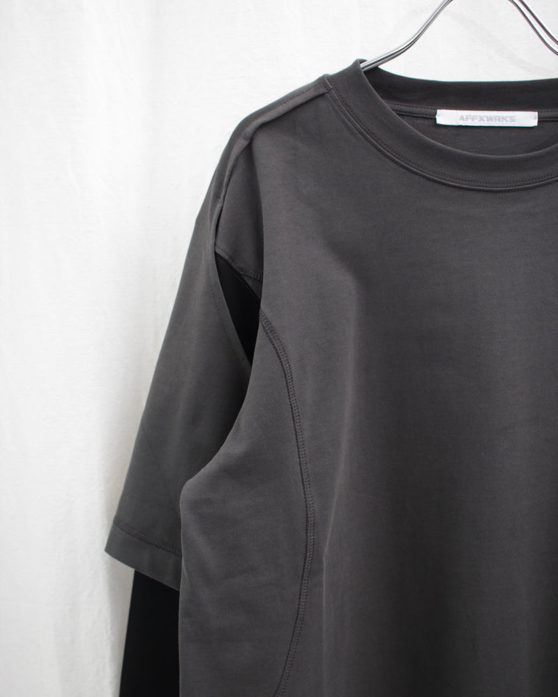 AWMR DUAL SLEEVE L/S T-SHIRT (FW24XMRML01) Black