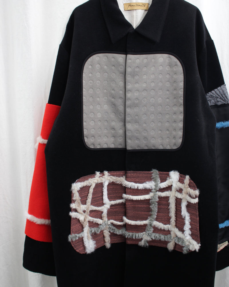 BROKEN CHAIR COAT (MUKTA EX AW24) Black