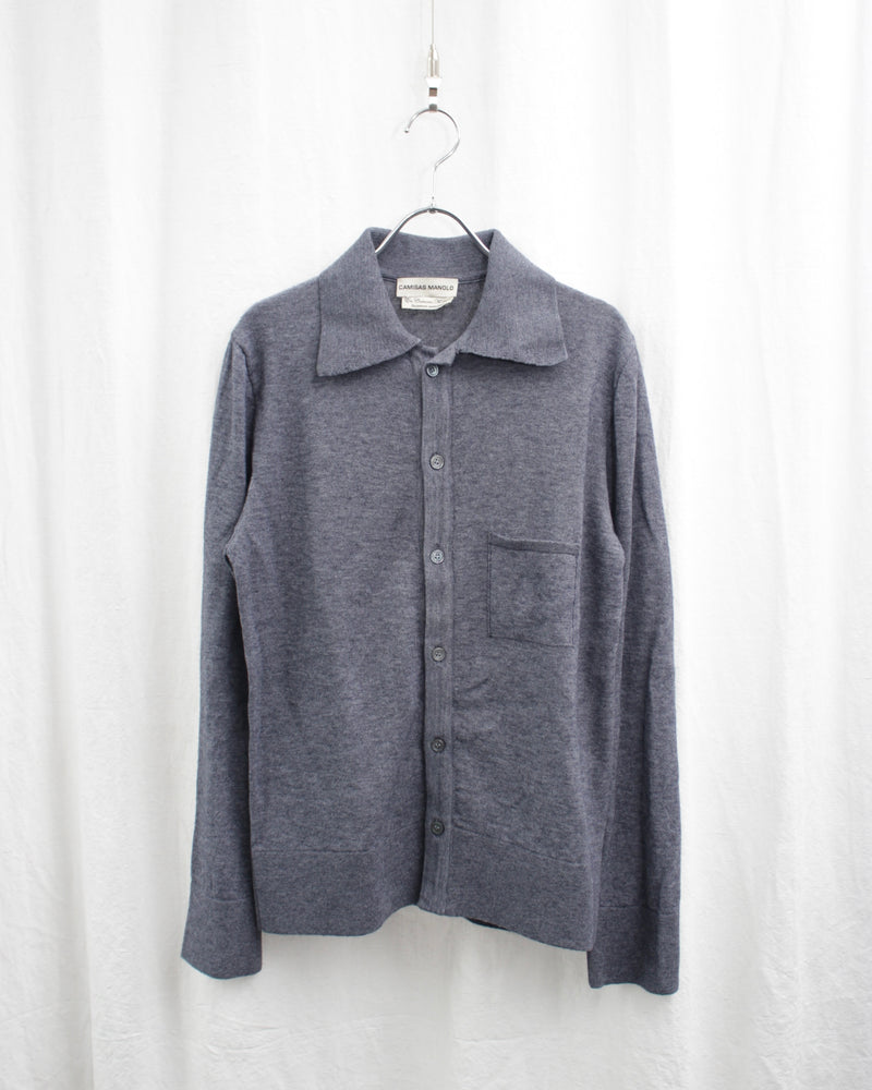 GREY INOX KNITTED SHIRT (CM-FIGMKT-02) Grey