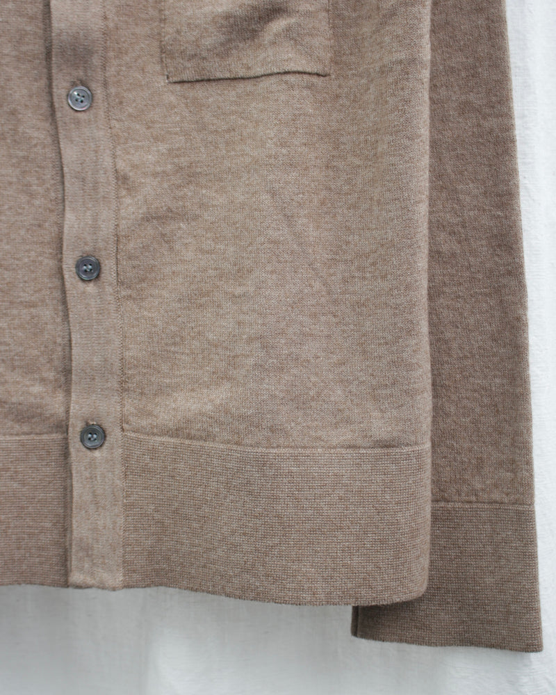 BROWN SANDALO KNITTED SHIRT (CM-FIGMKT-02A) Brown