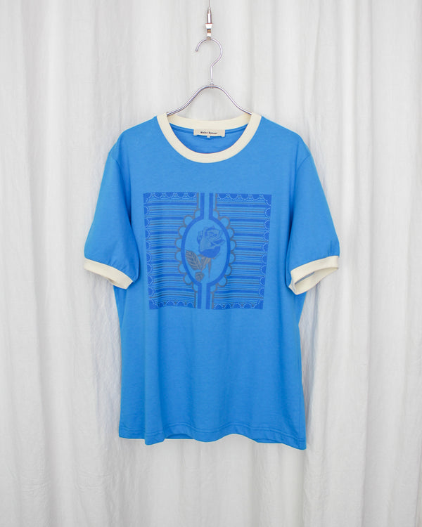 WALES BONNER / ESSENCE TEE - Blue (MS23JE08-JE01-500)