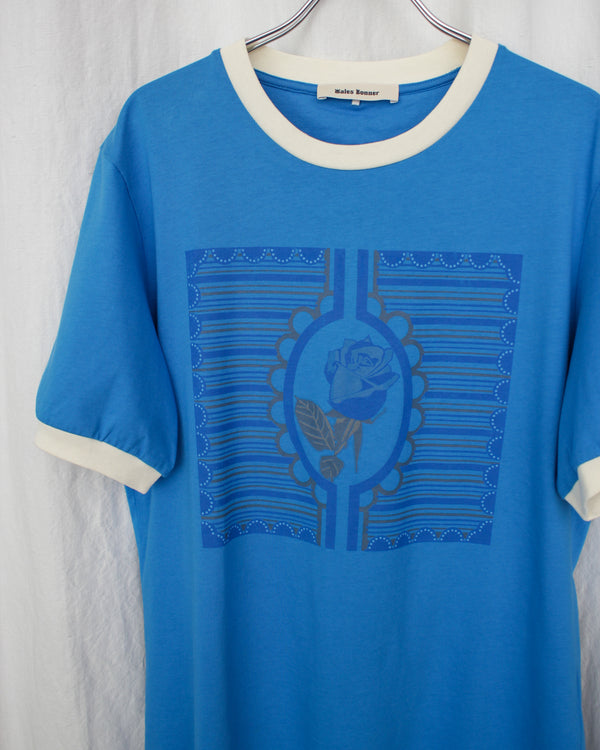 WALES BONNER / ESSENCE TEE - Blue (MS23JE08-JE01-500)