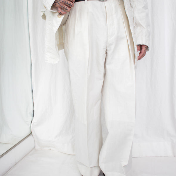ENSOU. エンソウ 通販 DONI'S TROUSERS (E12P001) Stone White