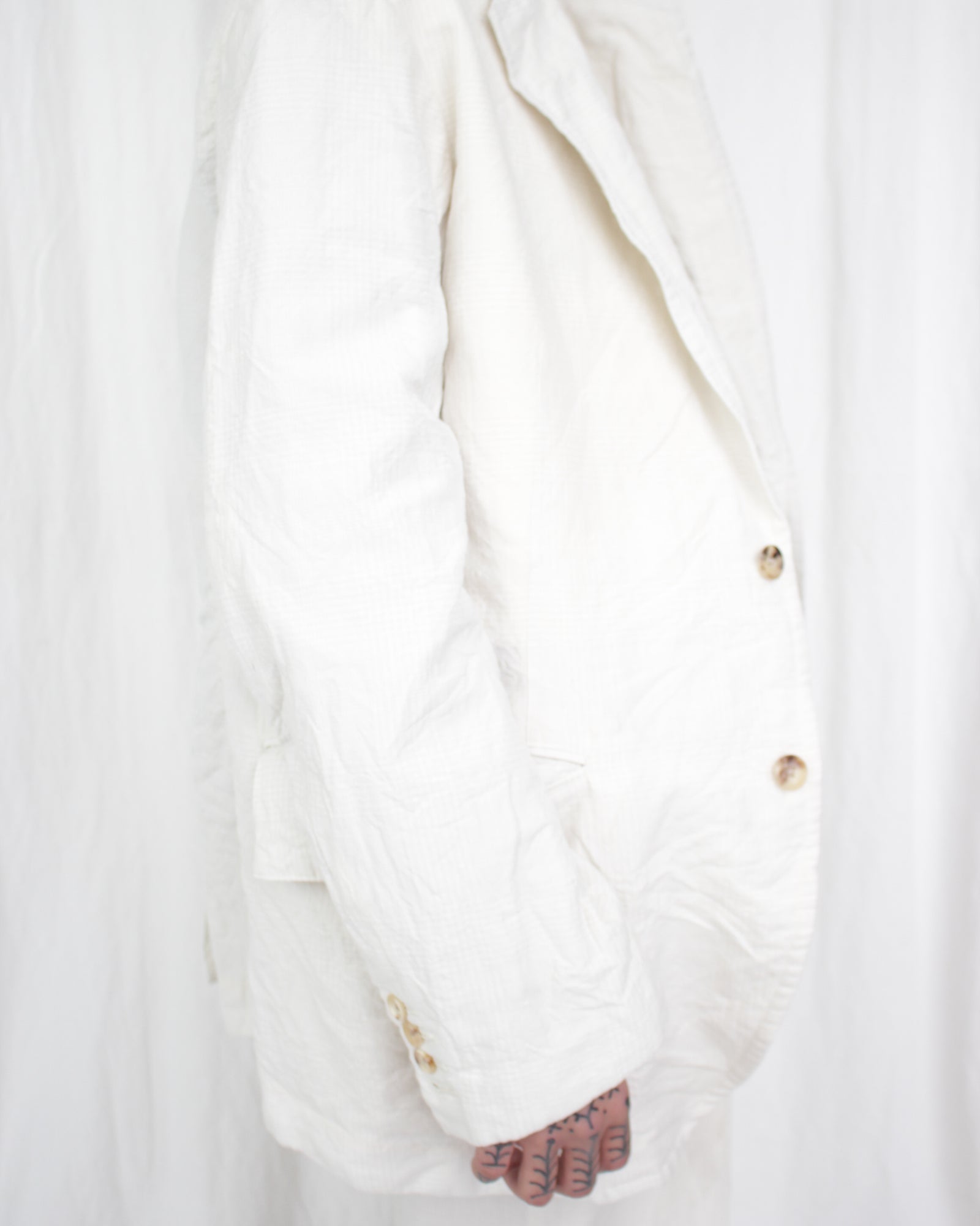 ensou. 2B Doni's Blazer #Black HB [E09J002]｜Silver and Gold