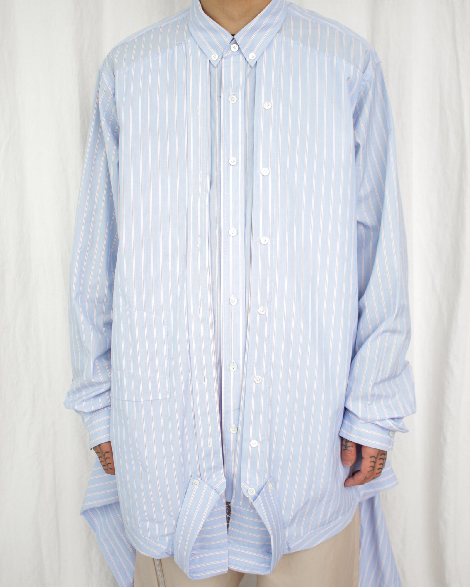 les six 25ss chaosドッキングシャツ les six 25ss chaosドッキングシャツ レシス(LES SIX) 2025年春