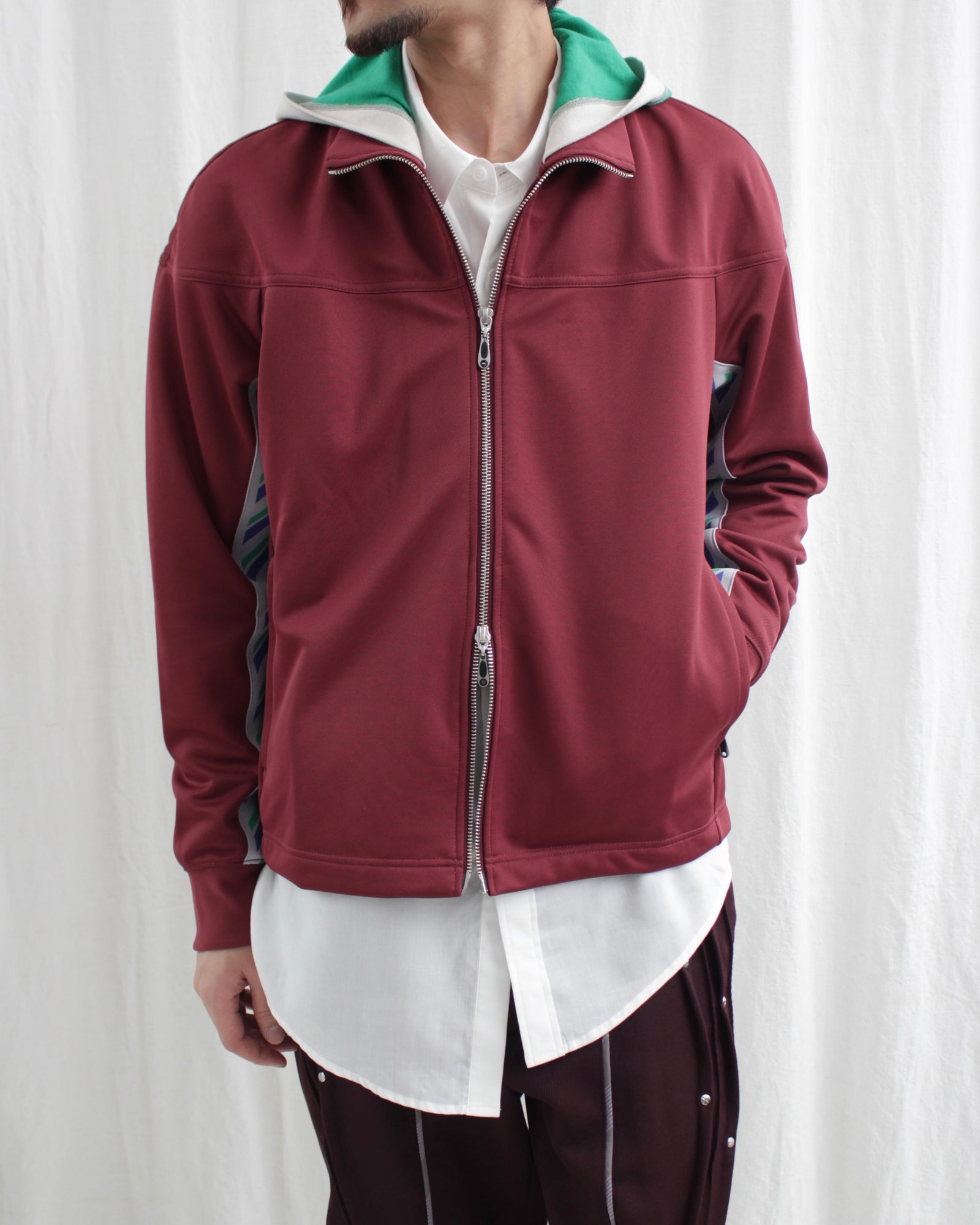 S-BOXT-HOOD-ZIP-DIV Zip-up hoodie with Diesel embroidery