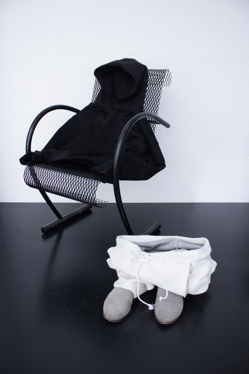 CLASS / LOOP WHEEL BOXY HOODIE - Black (CCFA09UNI)