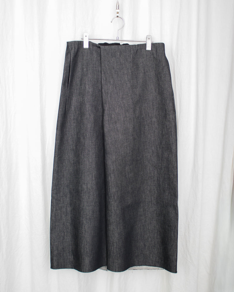 GABRIELA COLL GARMENTS / NO.316 CROSSED SKIRT - Black (S17-316)