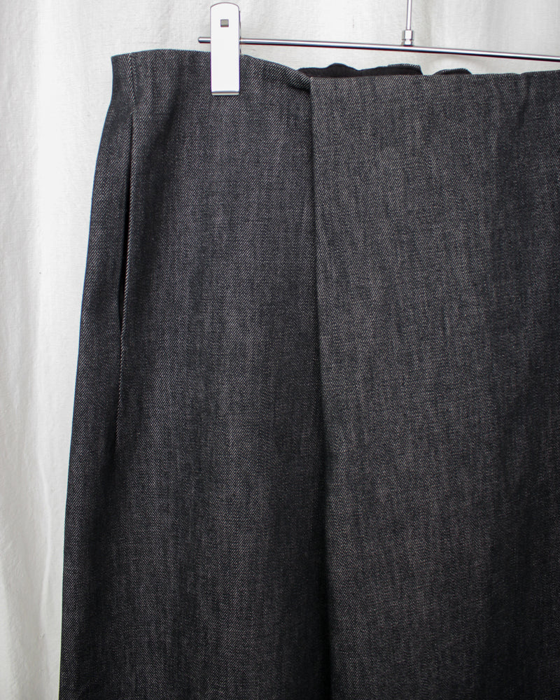 GABRIELA COLL GARMENTS / NO.316 CROSSED SKIRT - Black (S17-316)