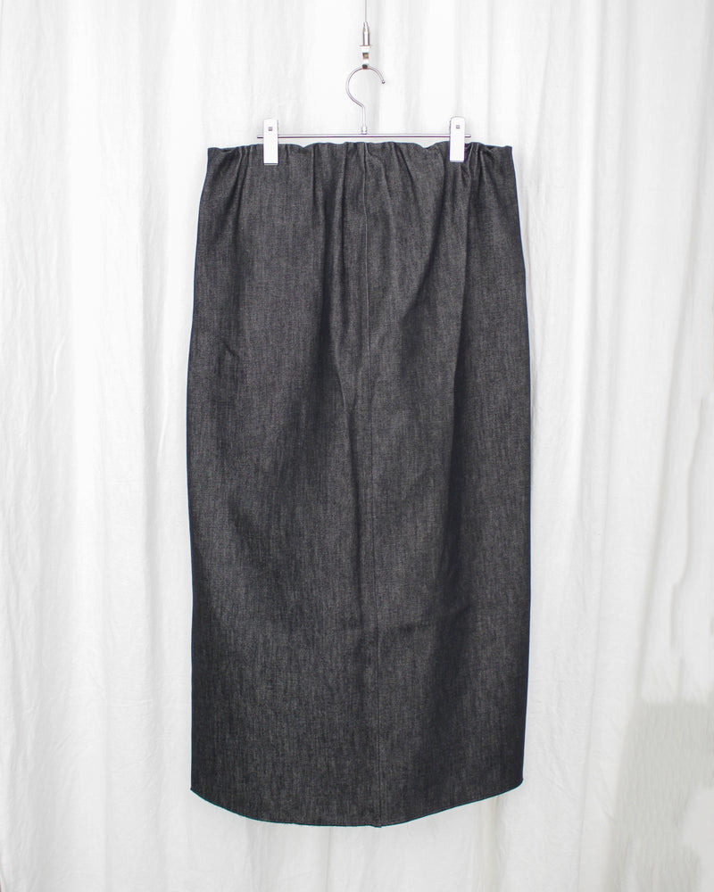 GABRIELA COLL GARMENTS / NO.316 CROSSED SKIRT - Black (S17-316)