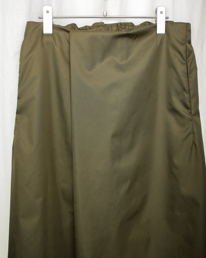 GABRIELA COLL GARMENTS / NO.316 TECHNICAL CROSSED SKIRT - Green (S17-316)