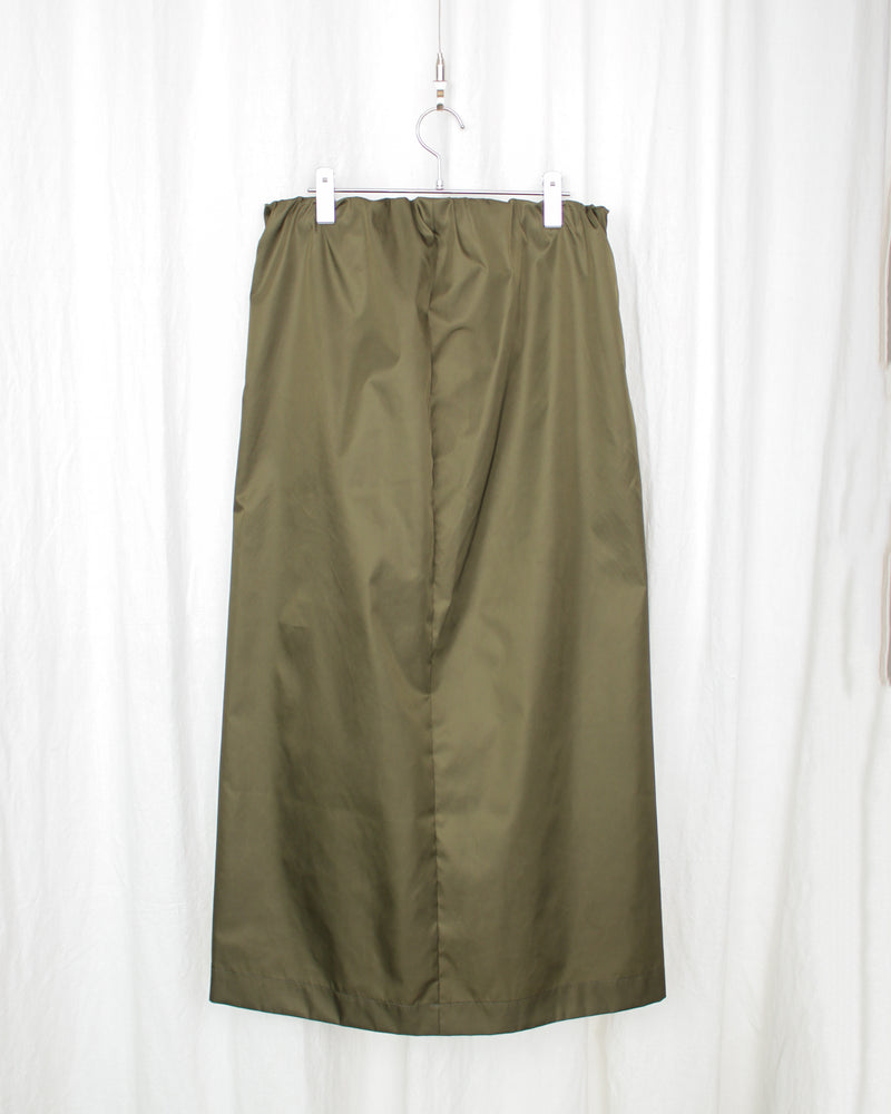 GABRIELA COLL GARMENTS / NO.316 TECHNICAL CROSSED SKIRT - Green (S17-316)