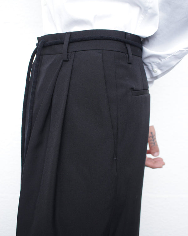 DRIES VAN NOTEN / PANROM SHORT 2057 M.W.PANTS - Black (252-020935-2057)