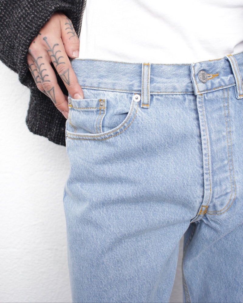 DRIES VAN NOTEN / PANTHERO BIS DEN 2380 M.W.PANTS - Light Blue (252-020922-2380)