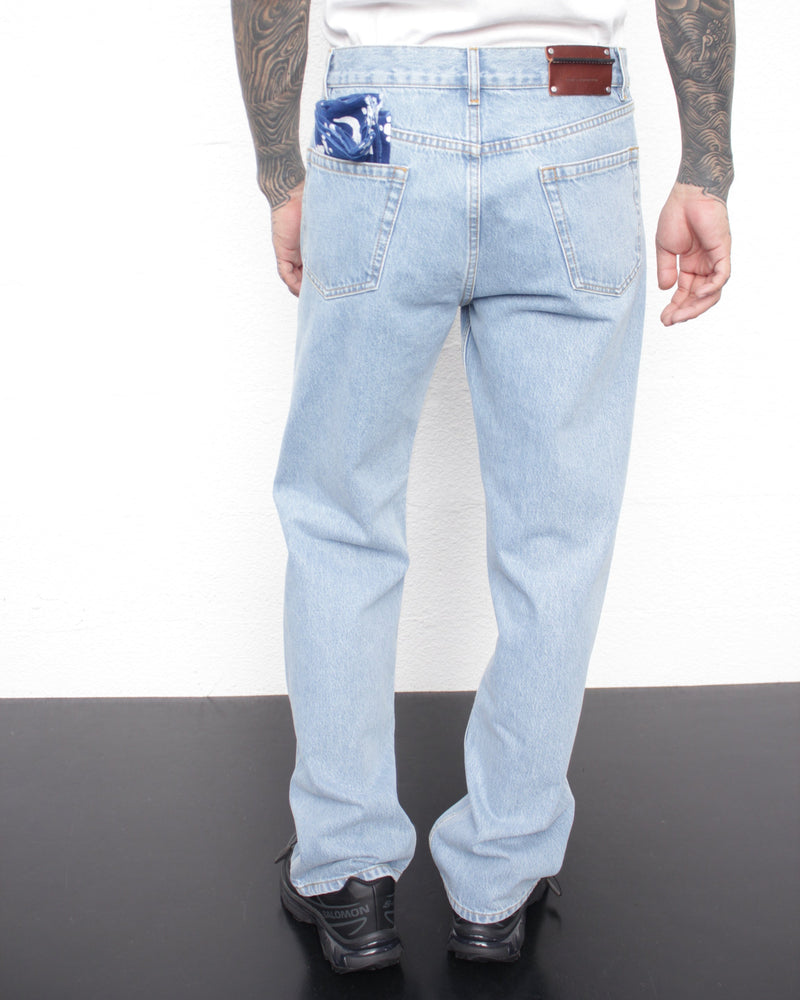 DRIES VAN NOTEN / PANTHERO BIS DEN 2380 M.W.PANTS - Light Blue (252-020922-2380)