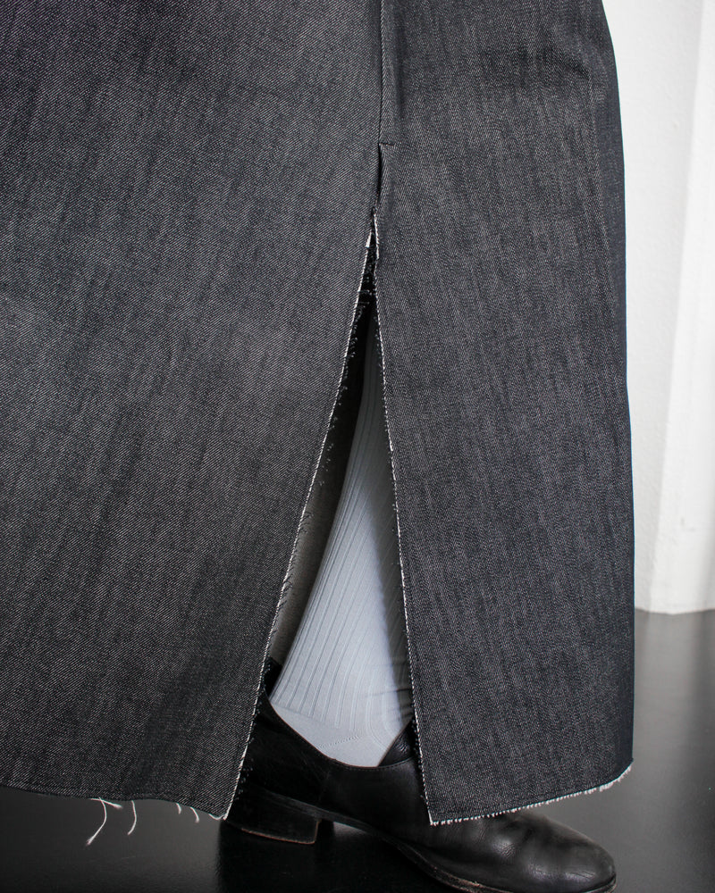 GABRIELA COLL GARMENTS / NO.316 CROSSED SKIRT - Black (S17-316)