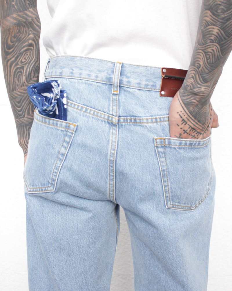 DRIES VAN NOTEN / PANTHERO BIS DEN 2380 M.W.PANTS - Light Blue (252-020922-2380)