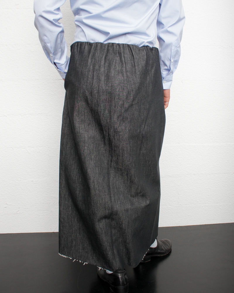 GABRIELA COLL GARMENTS / NO.316 CROSSED SKIRT - Black (S17-316)
