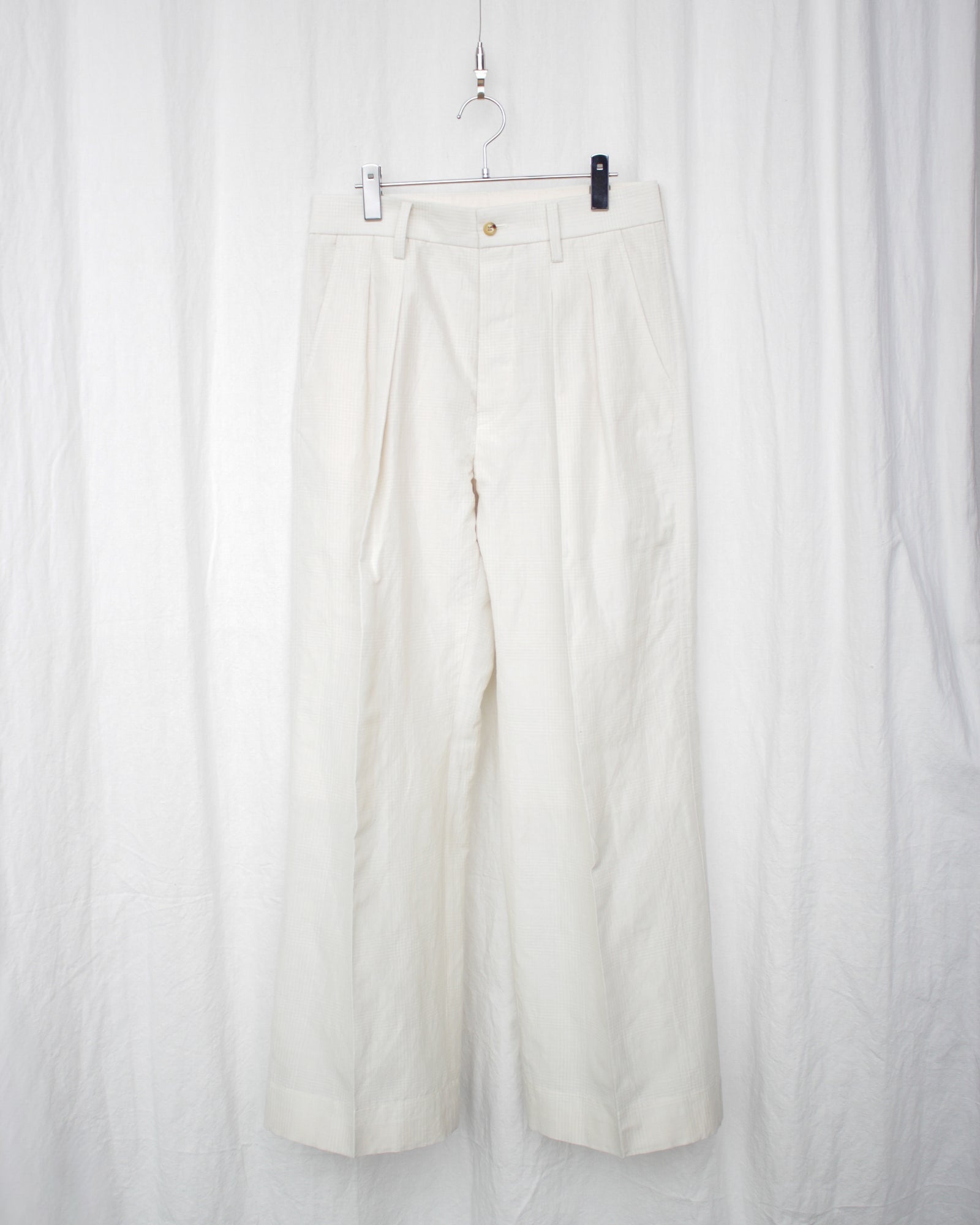 ENSOU. エンソウ 通販 DONI'S TROUSERS (E12P001) Stone White – Mukta
