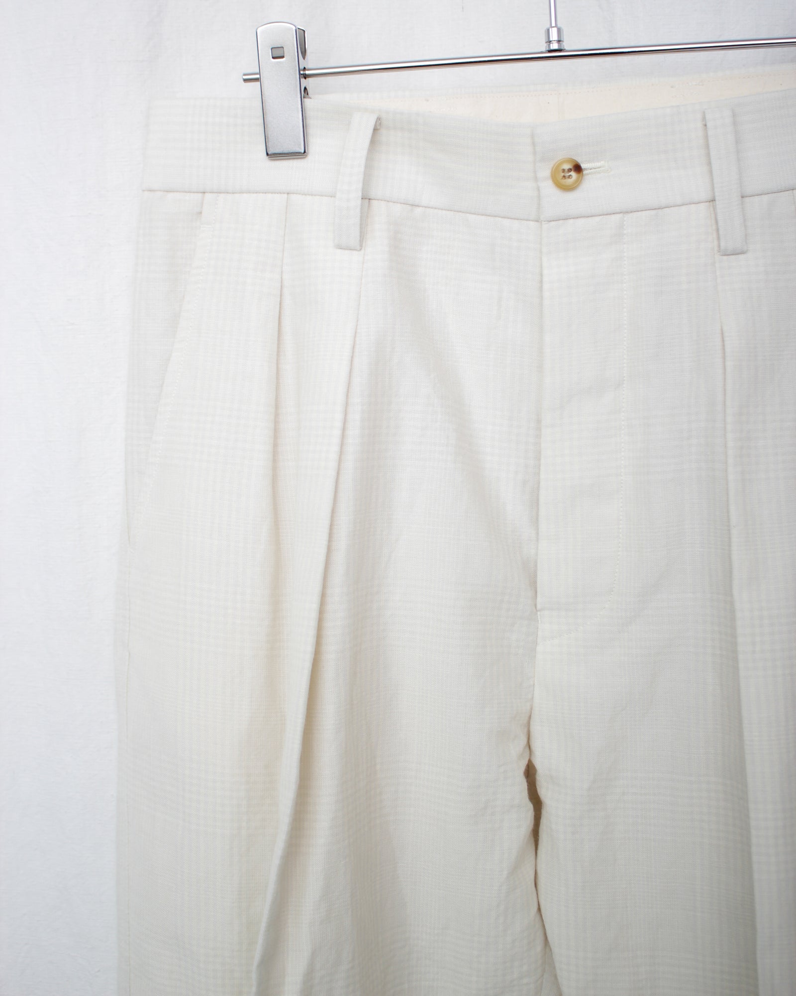 ENSOU. エンソウ 通販 DONI'S TROUSERS (E12P001) Stone White – Mukta