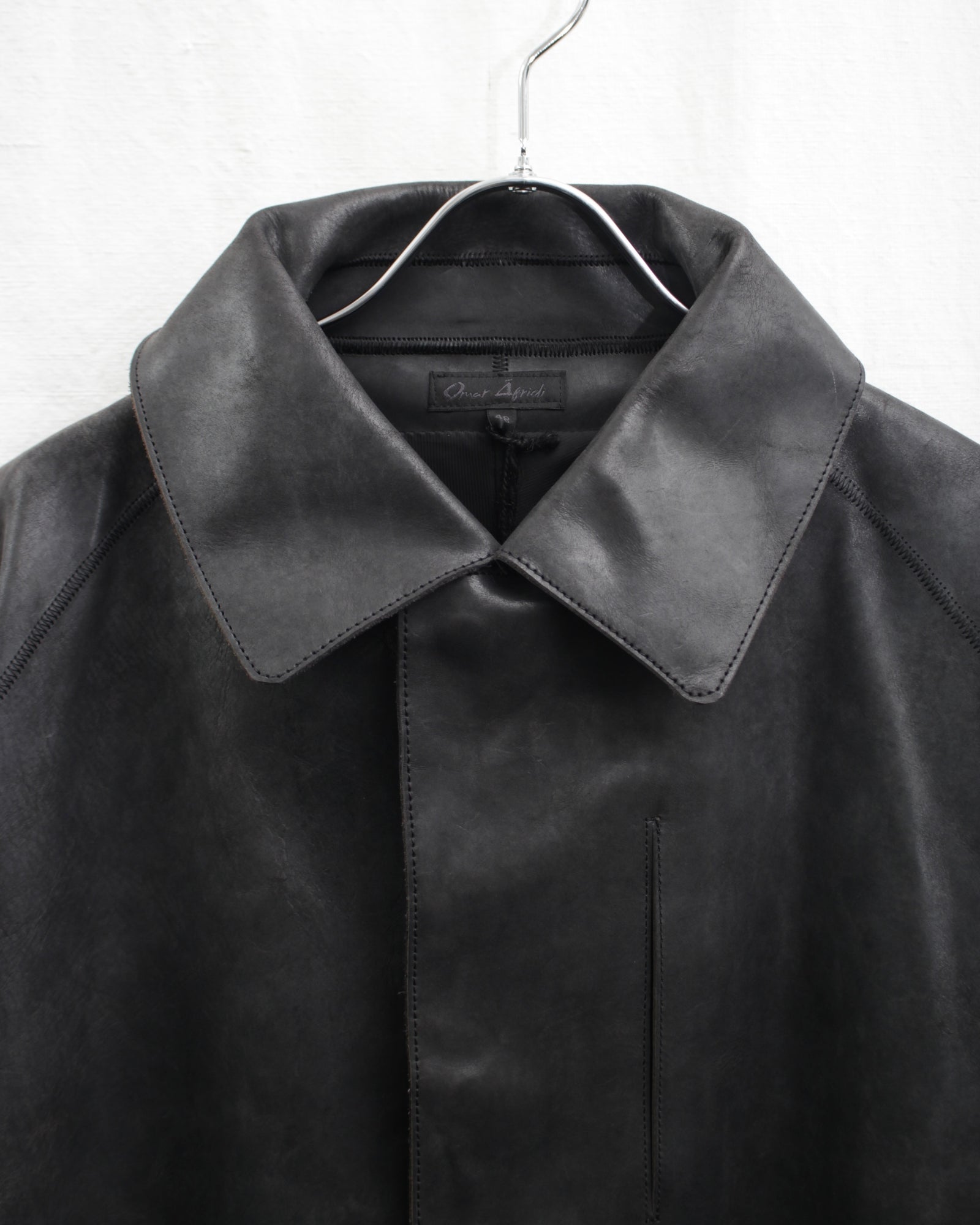 Omar Afridi / ASSEMBLED LEATHER JACKET (OA-AW20-LEATHER-101