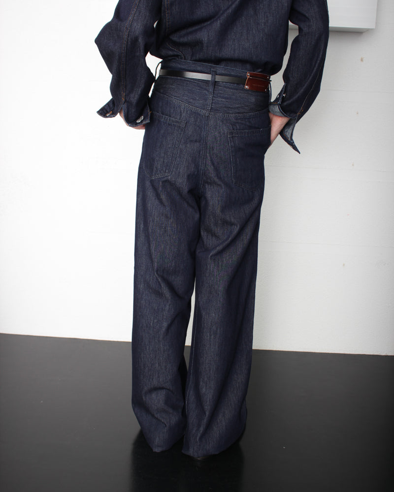 DRIES VAN NOTEN / PENNING DEN 2381 M.W.PANTS - Indigo (252-020923-2381)