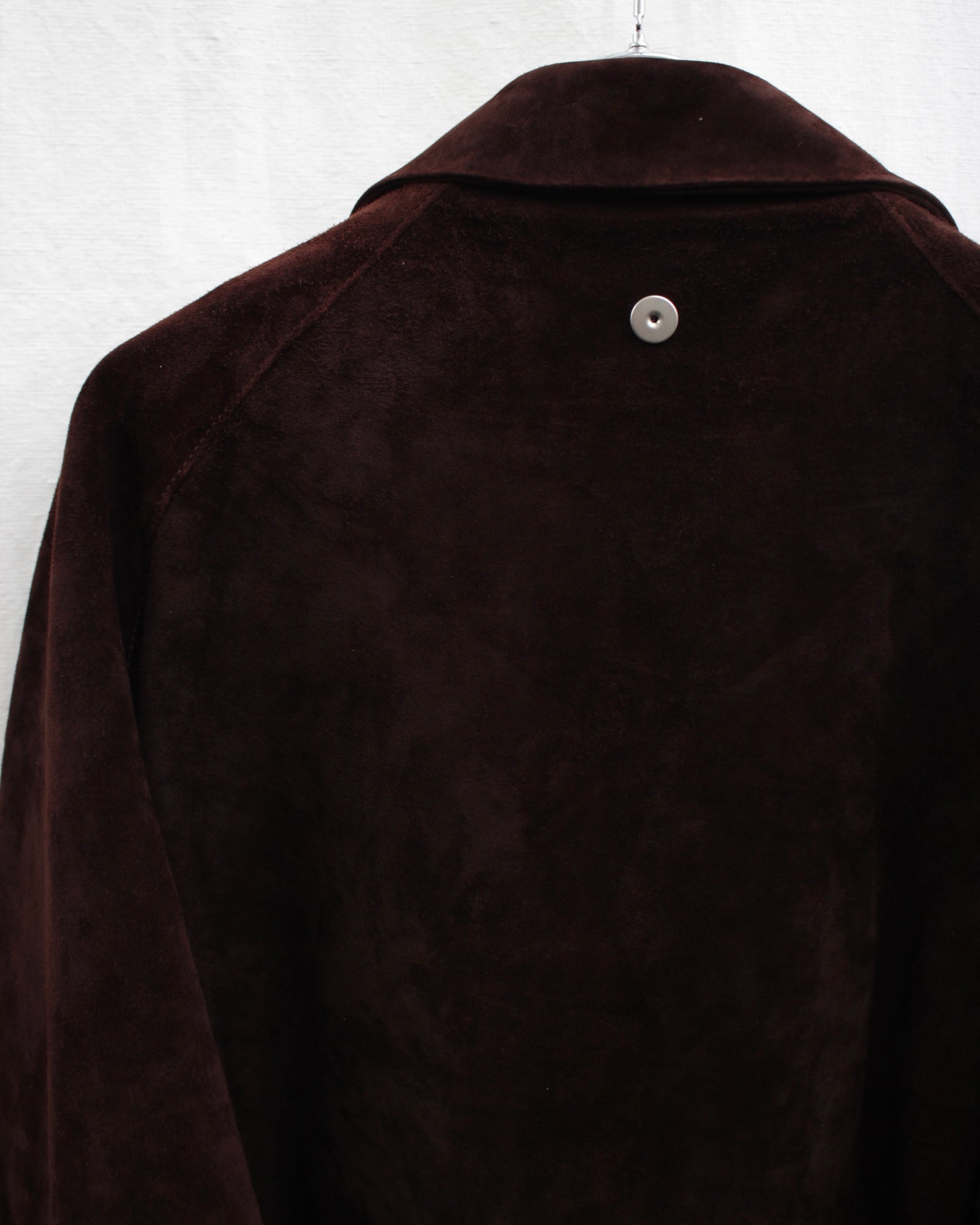 ジャケット・アウター omar afridi 24ss calf drizzler jacket Suede Calf Drizzler (LTH-101-01-DARK-BROWN)