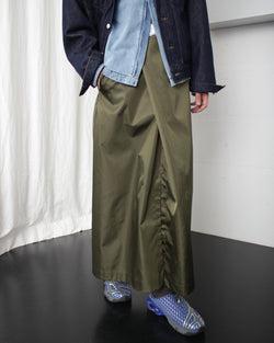 GABRIELA COLL GARMENTS / NO.316 TECHNICAL CROSSED SKIRT - Green (S17-316)