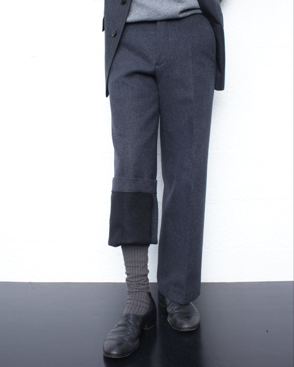 DRIES VAN NOTEN / PANVEL SHORT 2118 M.W.PANTS - Dark Grey (252-020997-2118)