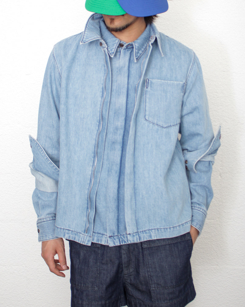 DRIES VAN NOTEN / CORRANS DEN 2381 M.W.SHIRT - Light Blue (252-020725-2381)