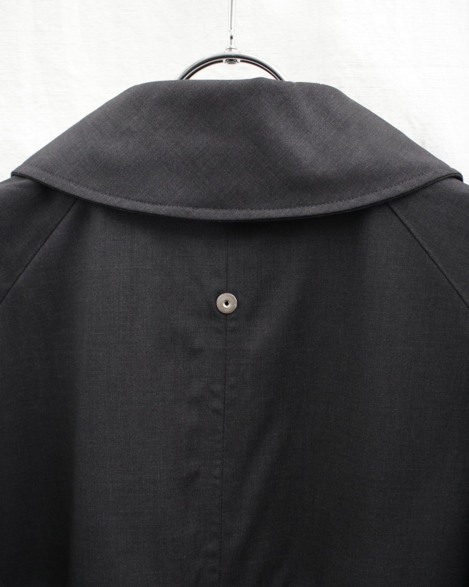 Omar Afridi / ZIPPED BALMACAAN COAT (OA-AW22-CT-101-02) Dark