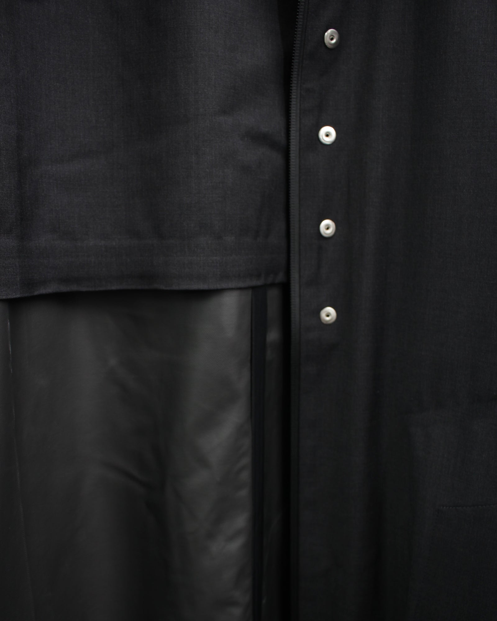 Omar Afridi / ZIPPED BALMACAAN COAT (OA-AW22-CT-101-02) Dark