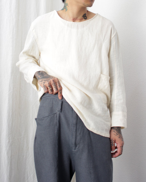 WILLIAM OWESON FÖRLAG / "ATELIER L/S P" TUNIC - Ivory (S3-TU1-8F-4300)