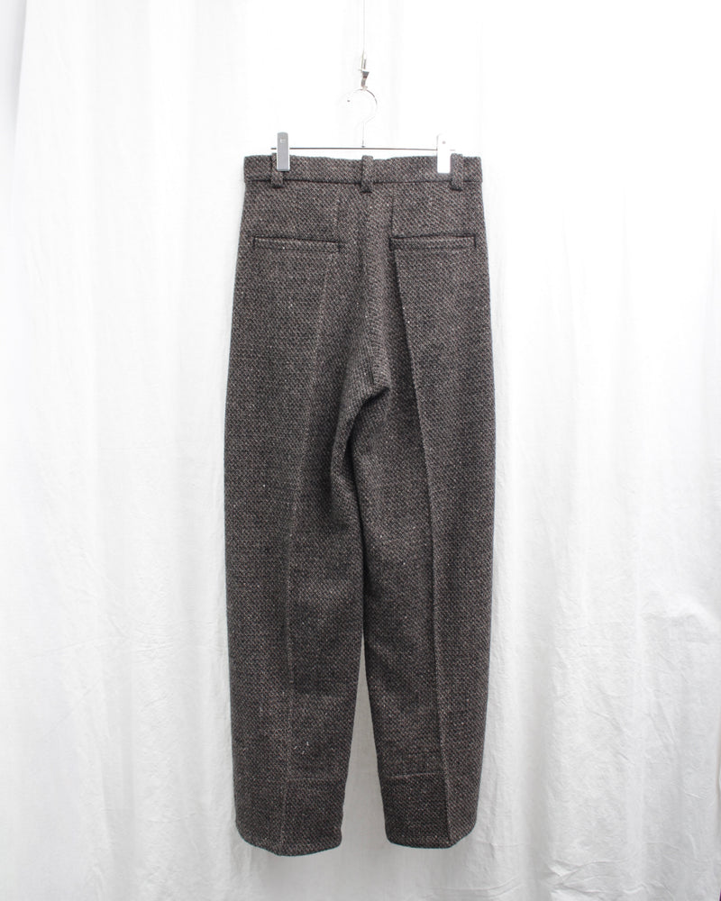 << Re: >> PRESSED TROUSERS (OA-AW21-TRS-105-01) Brown Tweed