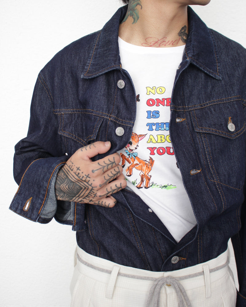 IDEA / NADIA LEE COHEN NO ONE IS THINKING ABOUT YOU T-SHIRT - White (IDEA_TEE09)