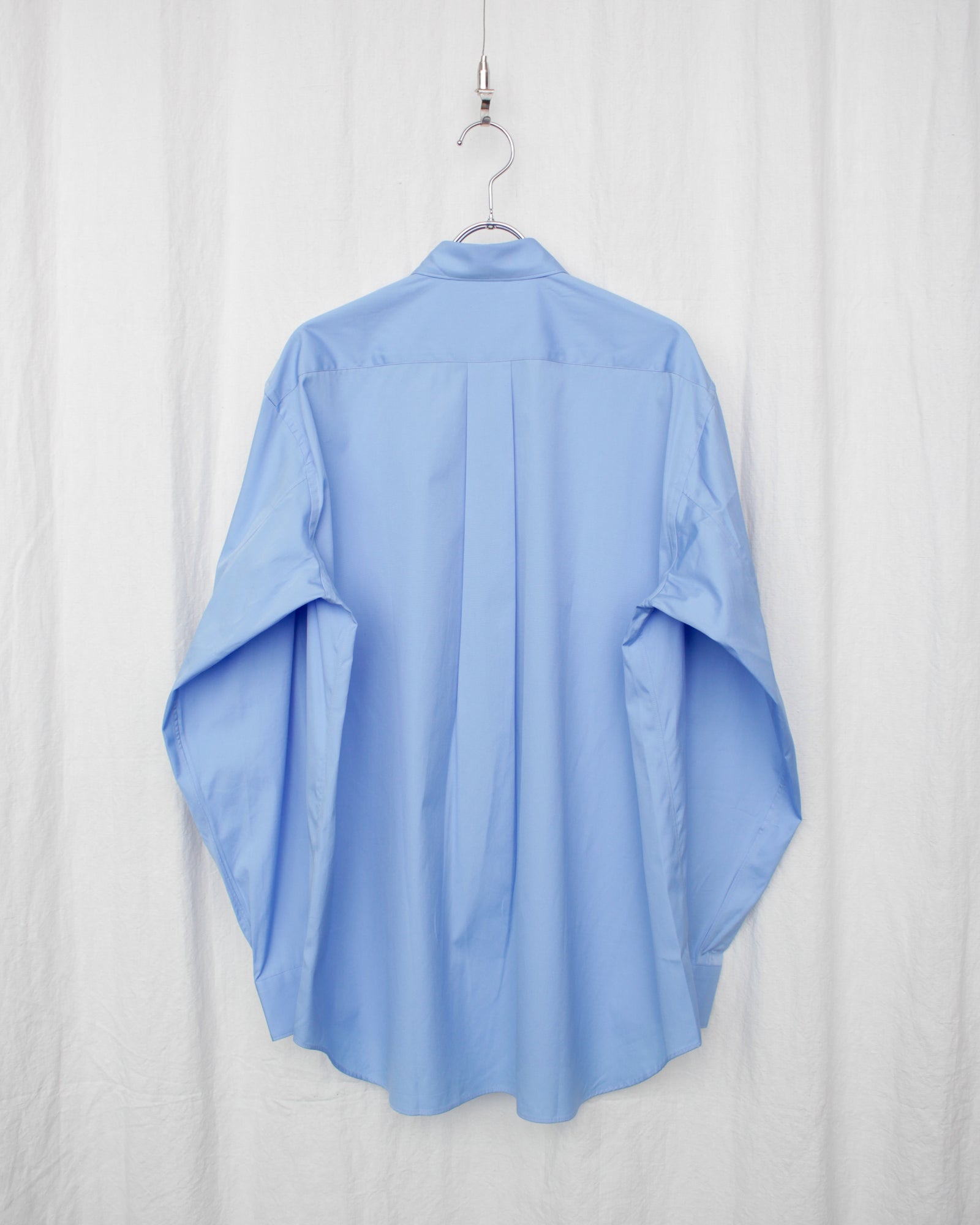 ノーブル⭐︎ 【洗える】シルキーコットンプレーンシャツ earth_eco_loco ノーカラー ラグランシャツ 40番手ダブルガーゼ